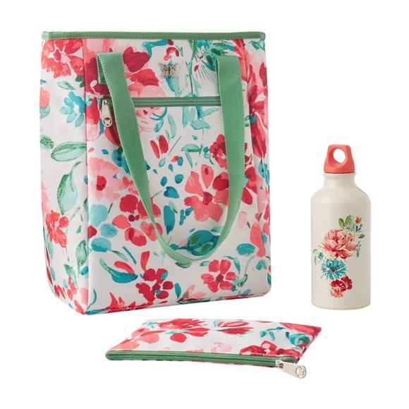 Last One! Retired! 🌺 New Pioneer Woman Gorgeous Garden 3-Piece Lunch Kit/Bag - Picture 3 of 10